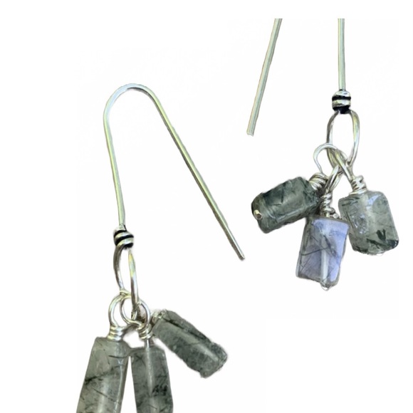 Rutilated Quartz. All Sterling Silver. Hand wired. High quality. - Picture 8 of 8